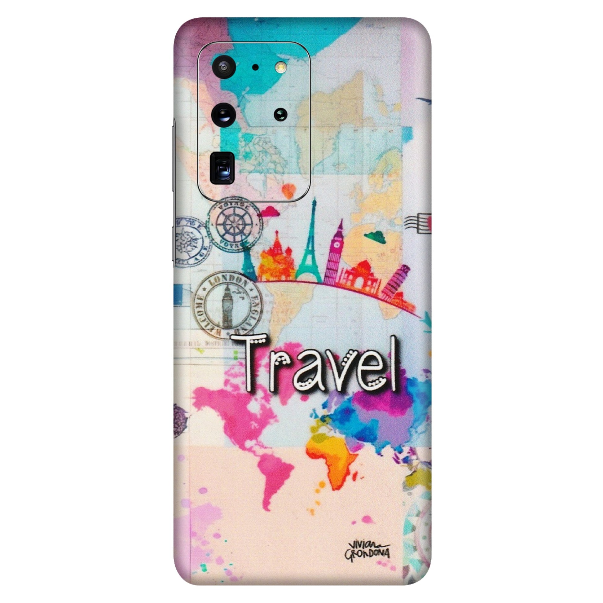 Samsung A/S Series Phone Skins (All Models) - Travel The Wonders - Matte Finish (M-108) Samsung Galaxy S20 Ultra