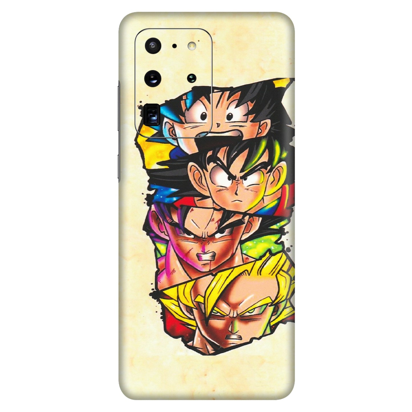 Samsung A/S Series Phone Skins (All Models) - Angry Multi Anime - Matte Finish (M-113) Samsung Galaxy S20 Ultra