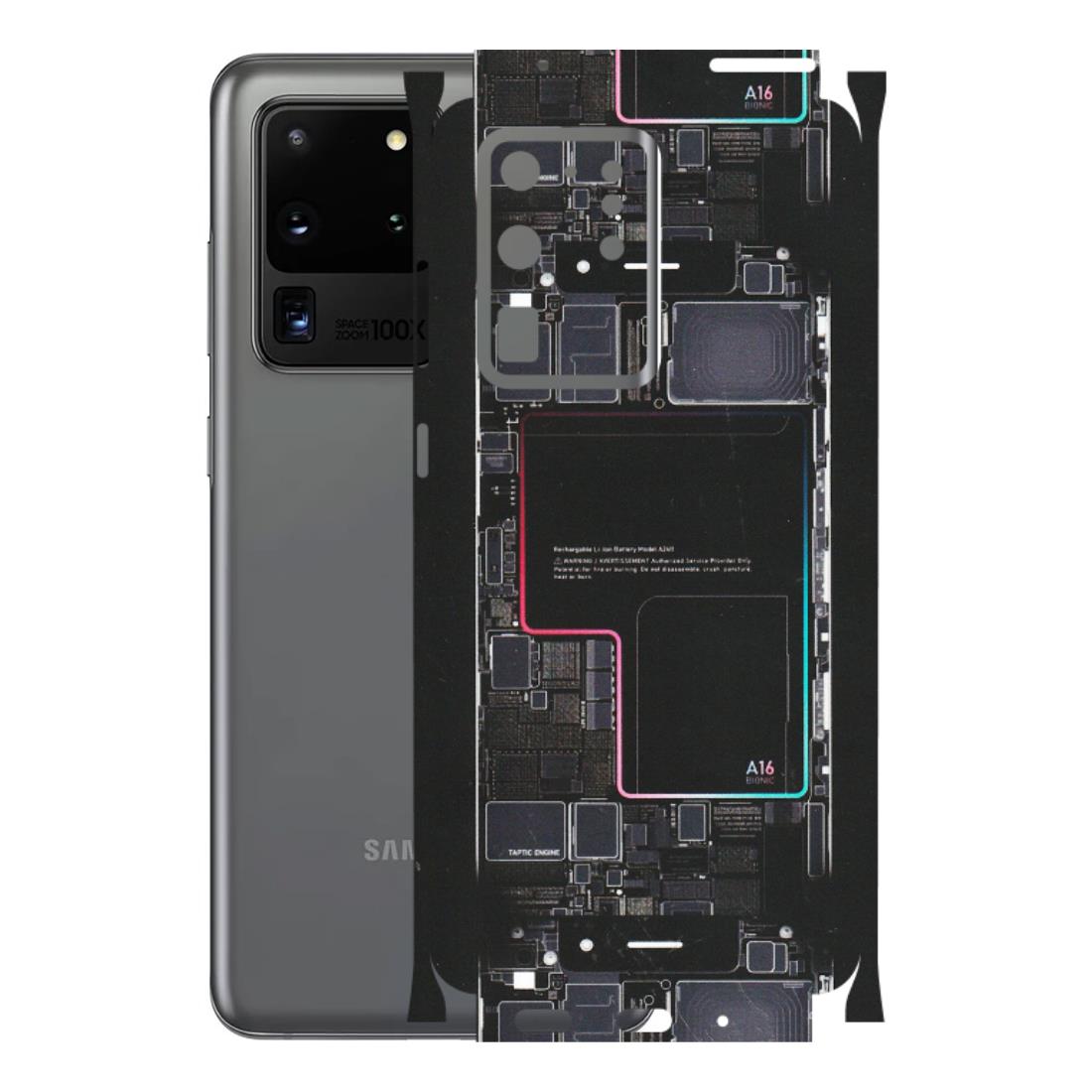 Samsung A/S Series Phone Skins (All Models) - Motherboard Circuit Layout - Matte Finish (M-117) Samsung Galaxy S20 Ultra