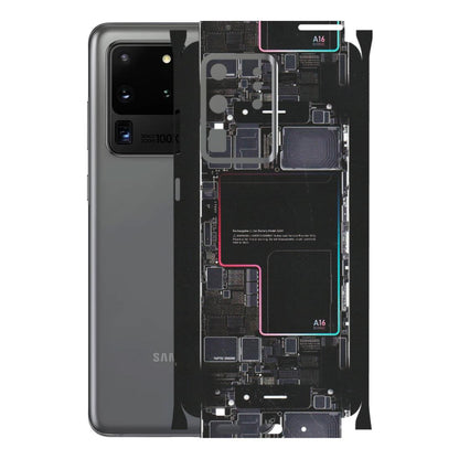 Samsung A/S Series Phone Skins (All Models) - Motherboard Circuit Layout - Matte Finish (M-117) Samsung Galaxy S20 Ultra