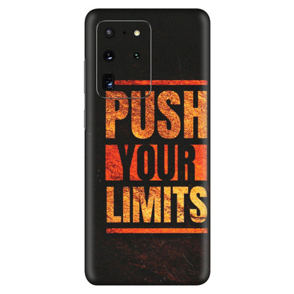 Samsung A/S Series Phone Skins (All Models) - Push Your Limits - Matte Finish (M-118) Samsung Galaxy S20 Ultra