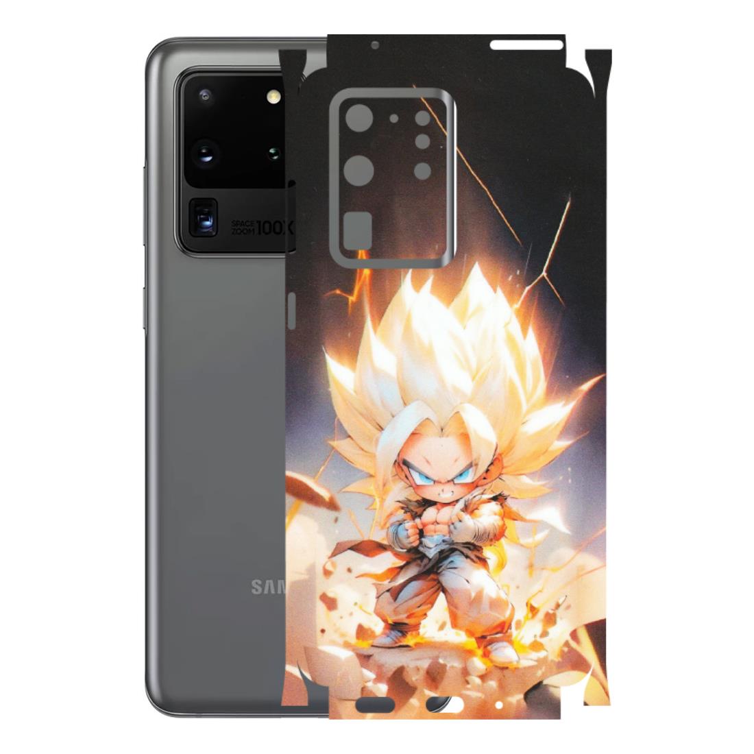 Samsung A/S Series Phone Skins (All Models) - Goku Dragon Cute Anime - Matte Finish (M-131) Samsung Galaxy S20 Ultra