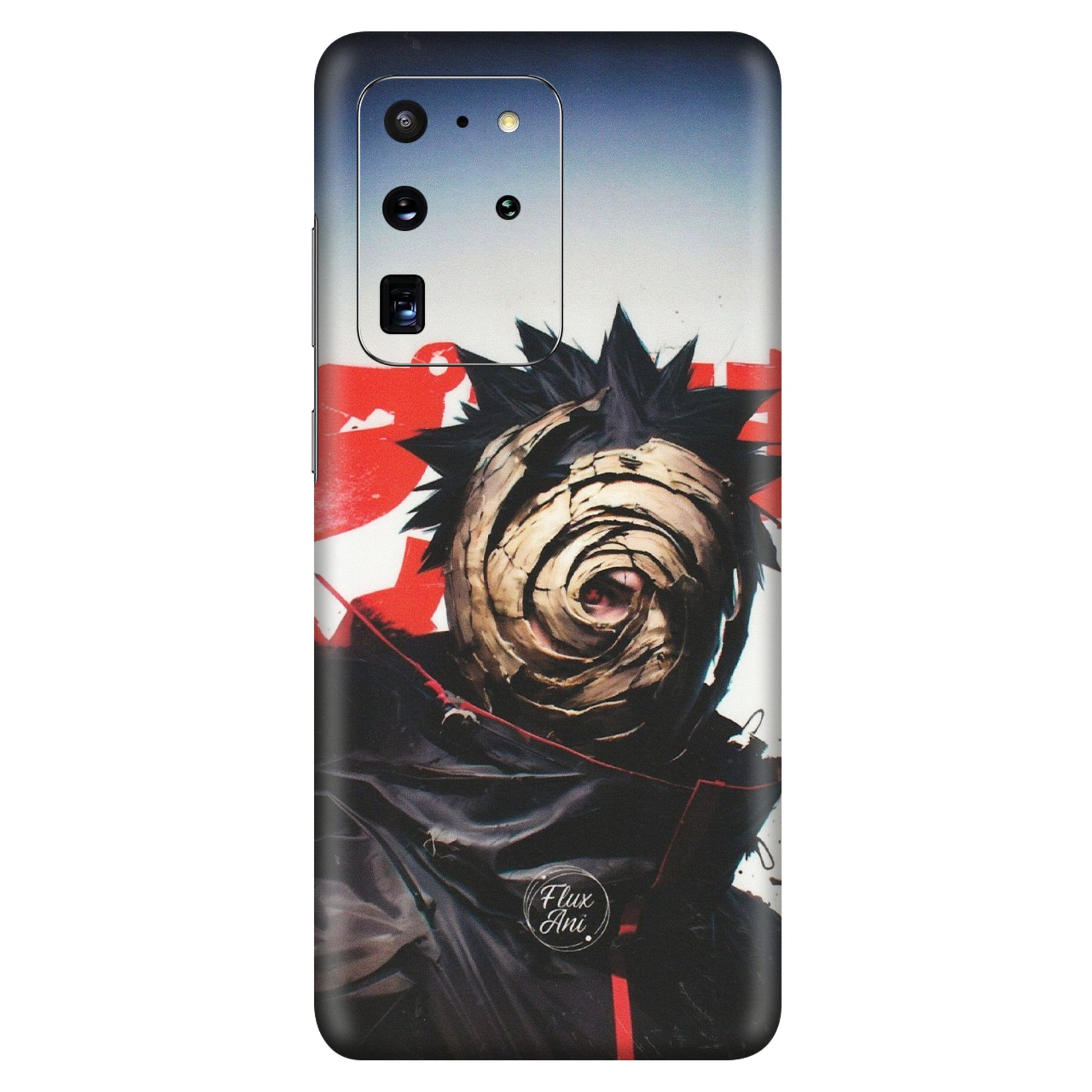 Samsung A/S Series Phone Skins (All Models) - Obito Uchiha Cool Anime - Matte Finish (M-134) Samsung Galaxy S20 Ultra