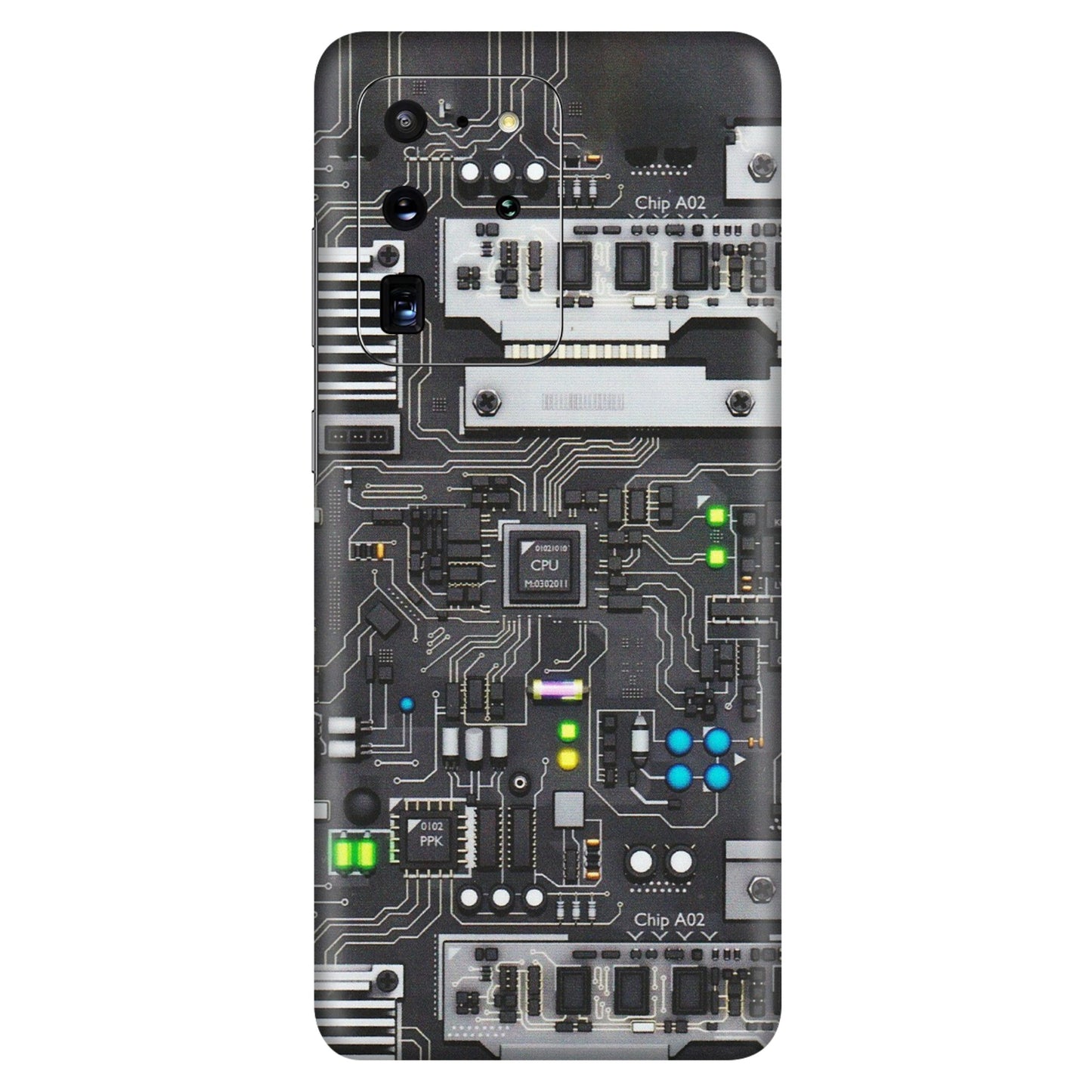 Samsung A/S Series Phone Skins (All Models) - Motherboard Internals - Matte Finish (M-135) Samsung Galaxy S20 Ultra
