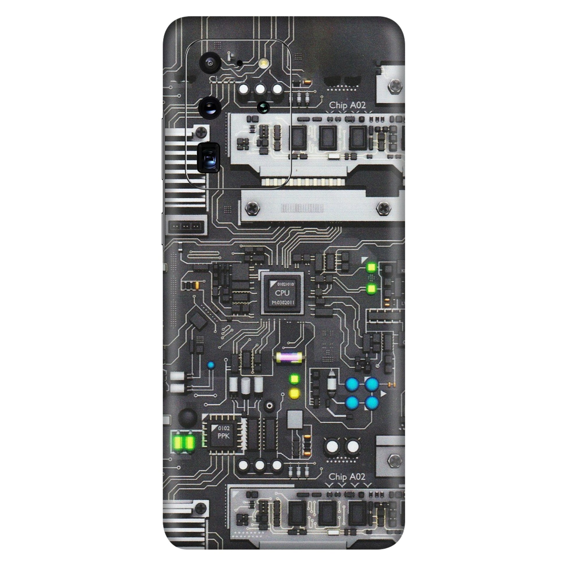 Samsung A/S Series Phone Skins (All Models) - Motherboard Internals - Matte Finish (M-135) Samsung Galaxy S20 Ultra