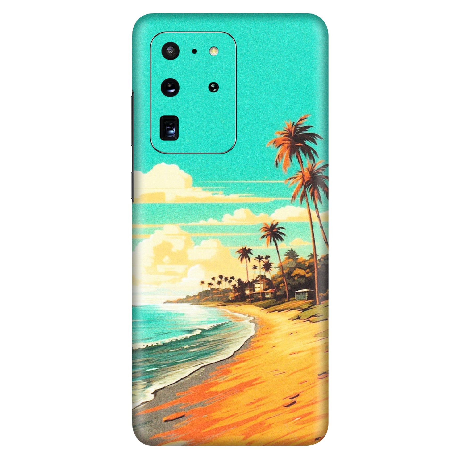 Samsung A/S Series Phone Skins (All Models) - Miami Beach - Matte Finish (M-136) Samsung Galaxy S20 Ultra