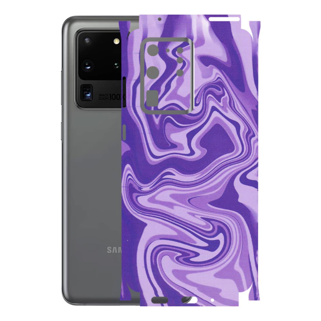 Samsung A/S Series Phone Skins (All Models) - Hazy Purple Nights - Matte Finish (M-14) Samsung Galaxy S20 Ultra