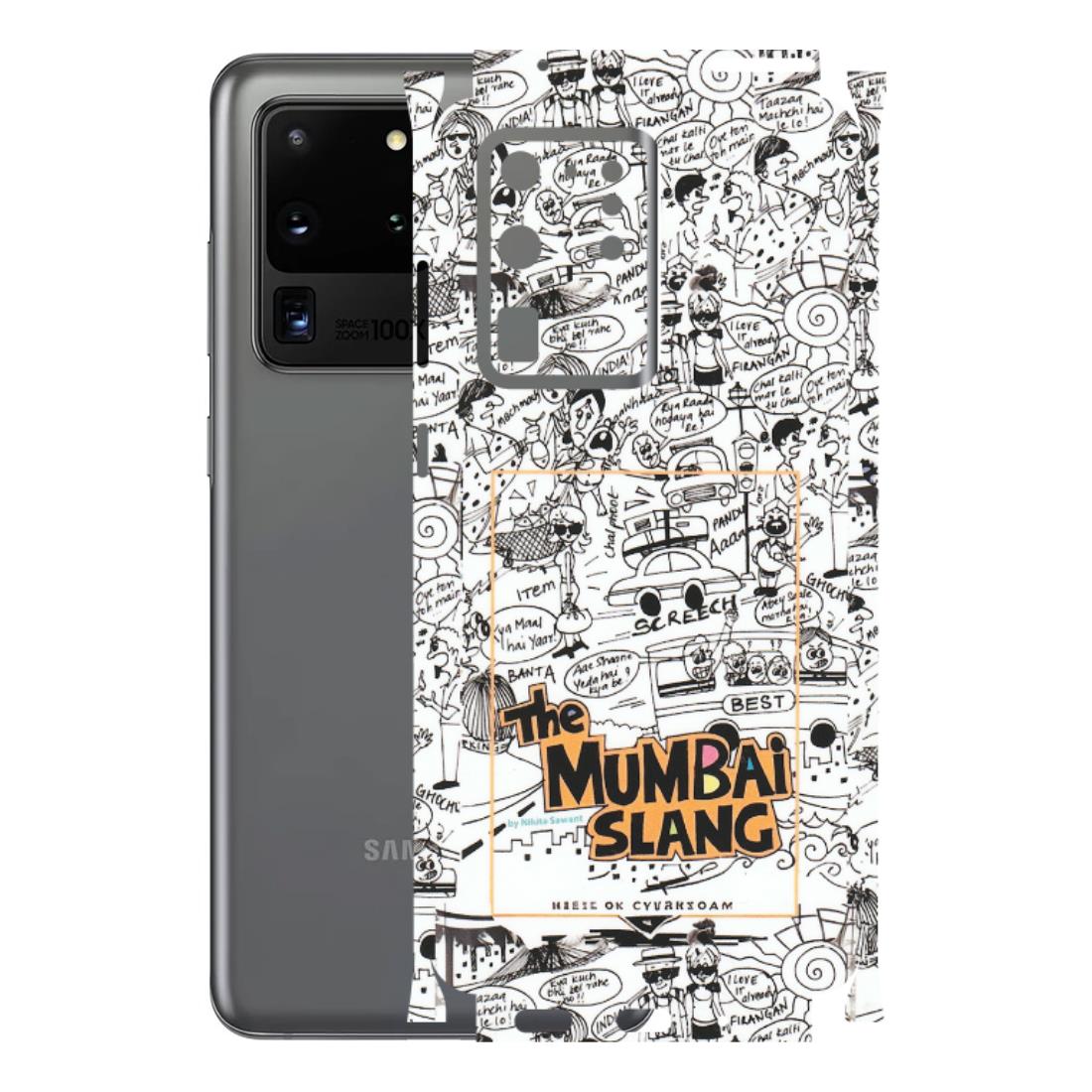Samsung A/S Series Phone Skins (All Models) - The Mumbai Slang - Matte Finish (M-142) Samsung Galaxy S20 Ultra