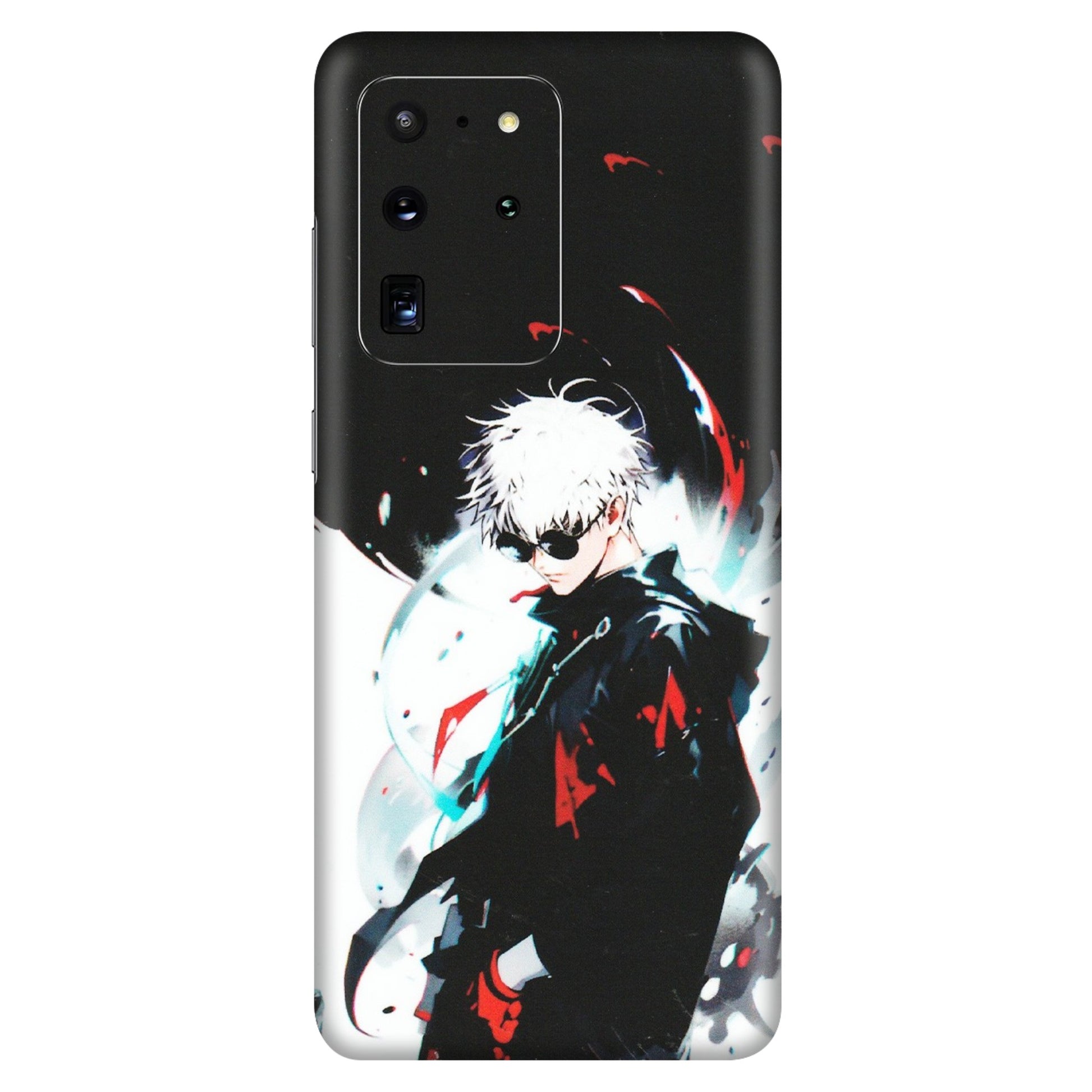 Samsung A/S Series Phone Skins (All Models) - Gojo Powerful Charater Kaisen Anime - Matte Finish (M-144) Samsung Galaxy S20 Ultra