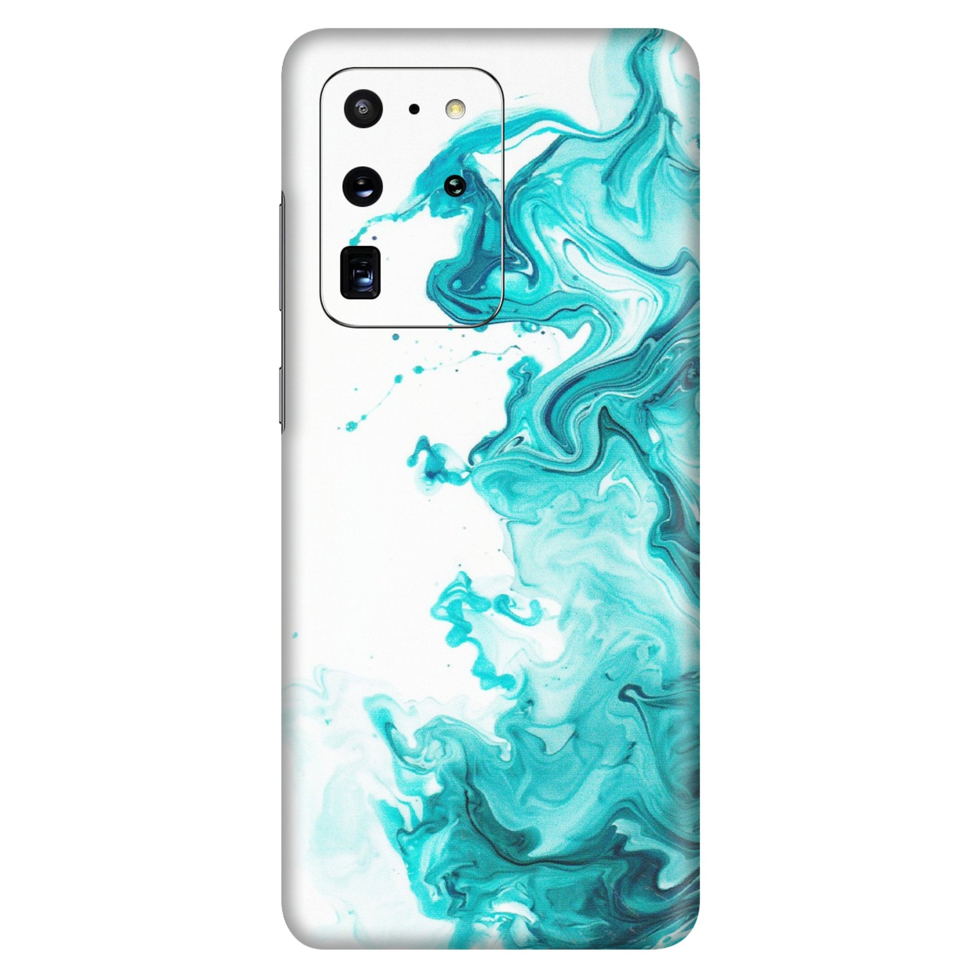 Samsung A/S Series Phone Skins (All Models) - Sky Blue Abstract Colour - Matte Finish (M-146) Samsung Galaxy S20 Ultra