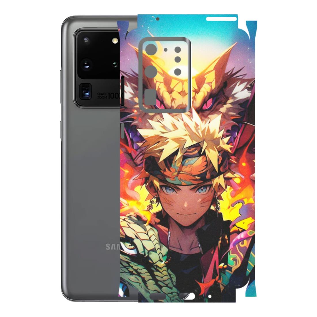 Samsung A/S Series Phone Skins (All Models) - Angry Naruto Anime - Matte Finish (M-148) Samsung Galaxy S20 Ultra