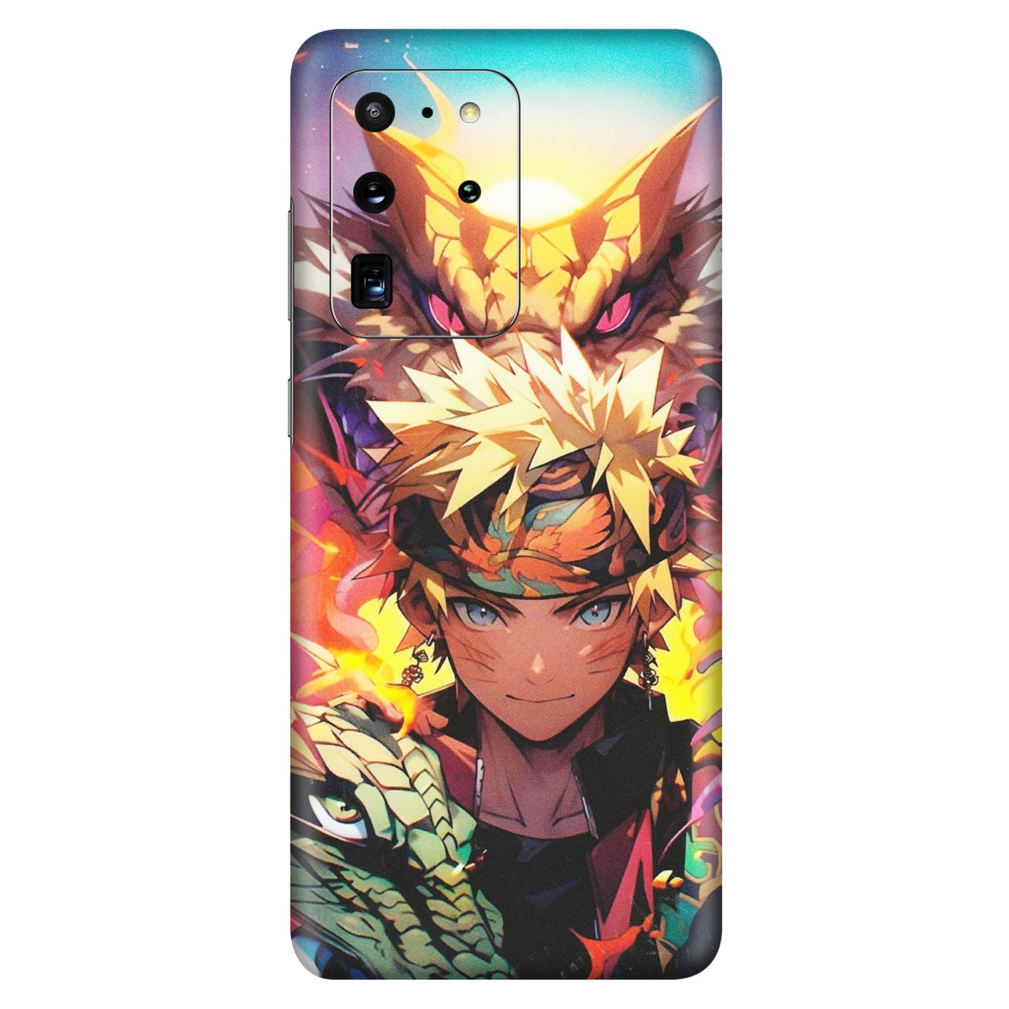 Samsung A/S Series Phone Skins (All Models) - Angry Naruto Anime - Matte Finish (M-148) Samsung Galaxy S20 Ultra