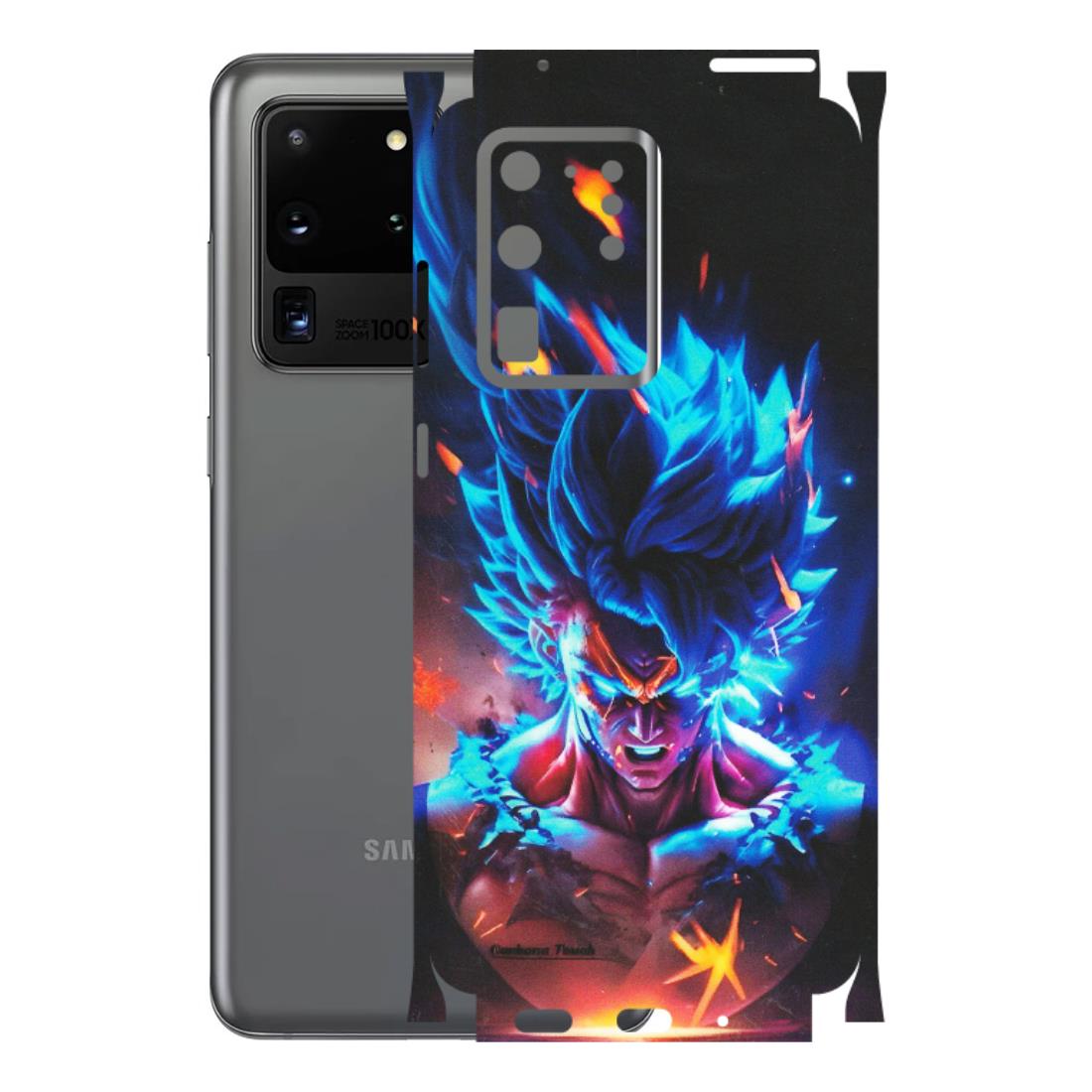 Samsung A/S Series Phone Skins (All Models) - Angry Goku Dragon Ball Anime - Matte Finish (M-150) Samsung Galaxy S20 Ultra