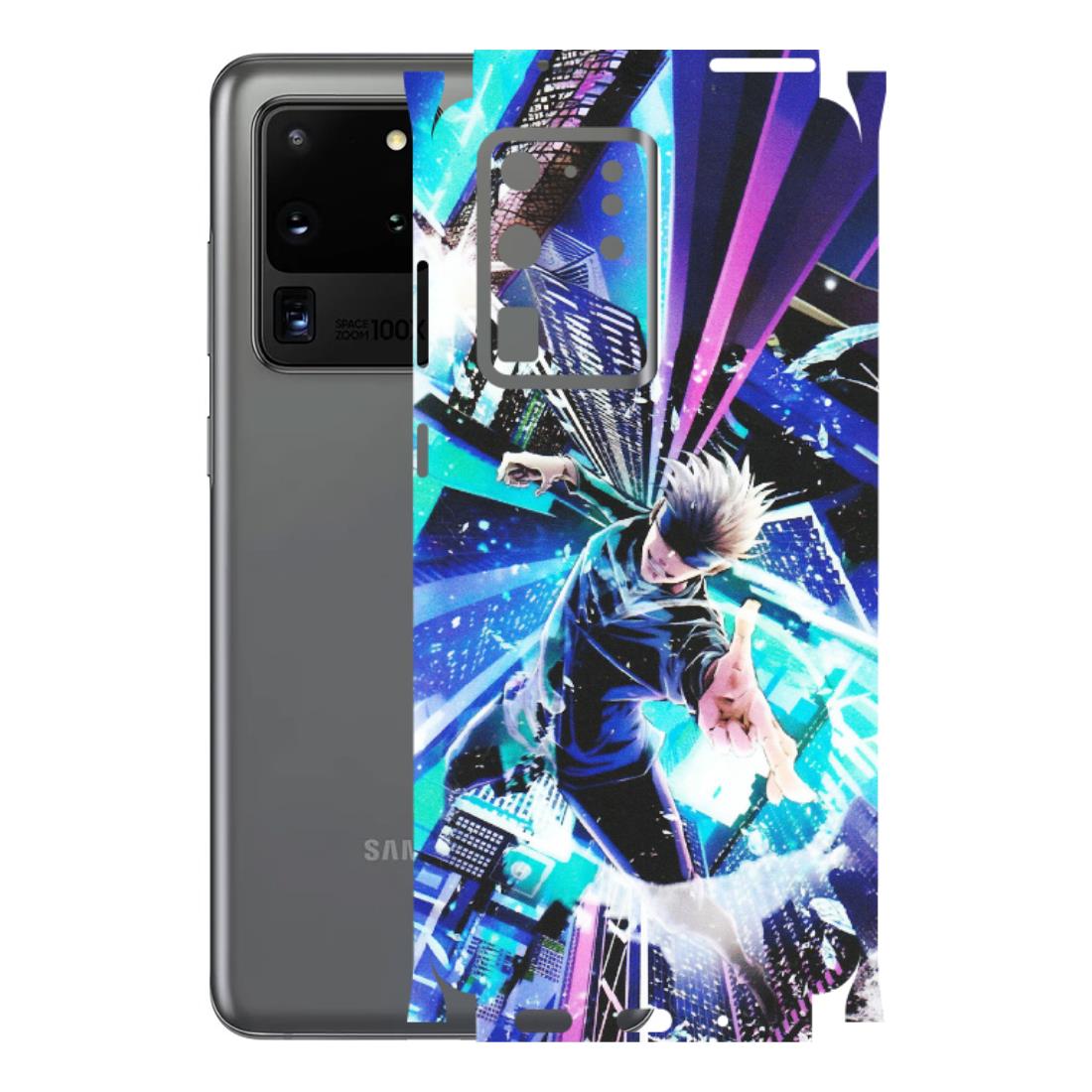 Samsung A/S Series Phone Skins (All Models) - Manga Action Jujustu Kaisen Anime - Matte Finish (M-155) Samsung Galaxy S20 Ultra