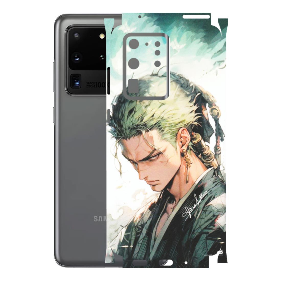 Samsung A/S Series Phone Skins (All Models) - Pirate Hunter One Piece Anime - Matte Finish (M-157) Samsung Galaxy S20 Ultra
