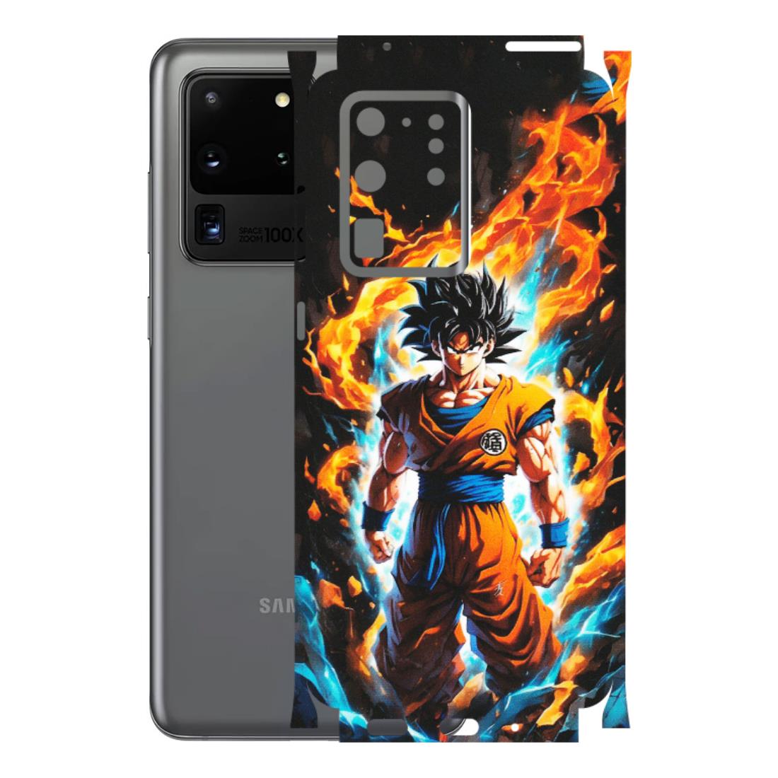 Samsung A/S Series Phone Skins (All Models) - Goku Transformation Anime - Matte Finish (M-159) Samsung Galaxy S20 Ultra