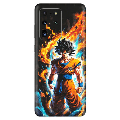 Samsung A/S Series Phone Skins (All Models) - Goku Transformation Anime - Matte Finish (M-159) Samsung Galaxy S20 Ultra