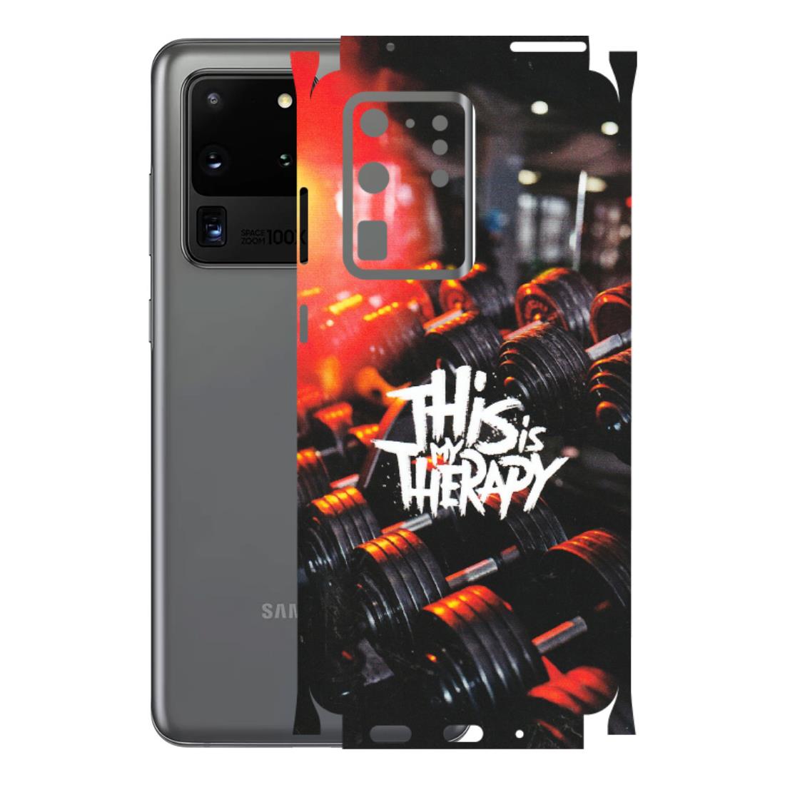 Samsung A/S Series Phone Skins (All Models) - GYM Lover Therapy - Matte Finish (M-160) Samsung Galaxy S20 Ultra