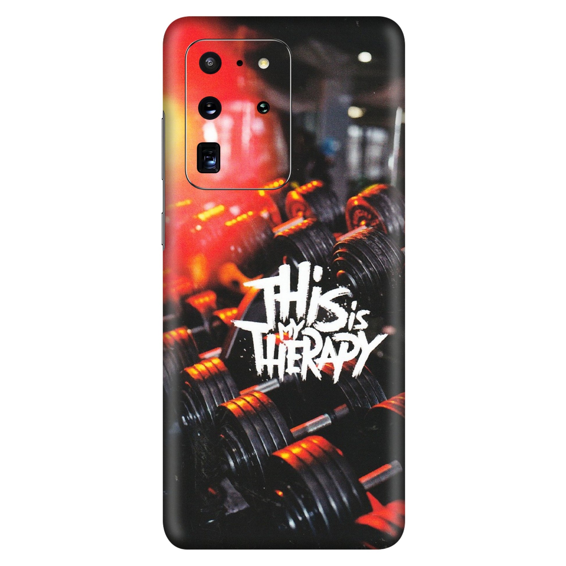 Samsung A/S Series Phone Skins (All Models) - GYM Lover Therapy - Matte Finish (M-160) Samsung Galaxy S20 Ultra