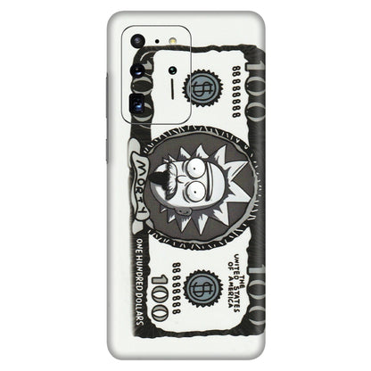 Samsung A/S Series Phone Skins (All Models) - Rick And Morty Hundred Dollar Anime - Matte Finish (M-161) Samsung Galaxy S20 Ultra