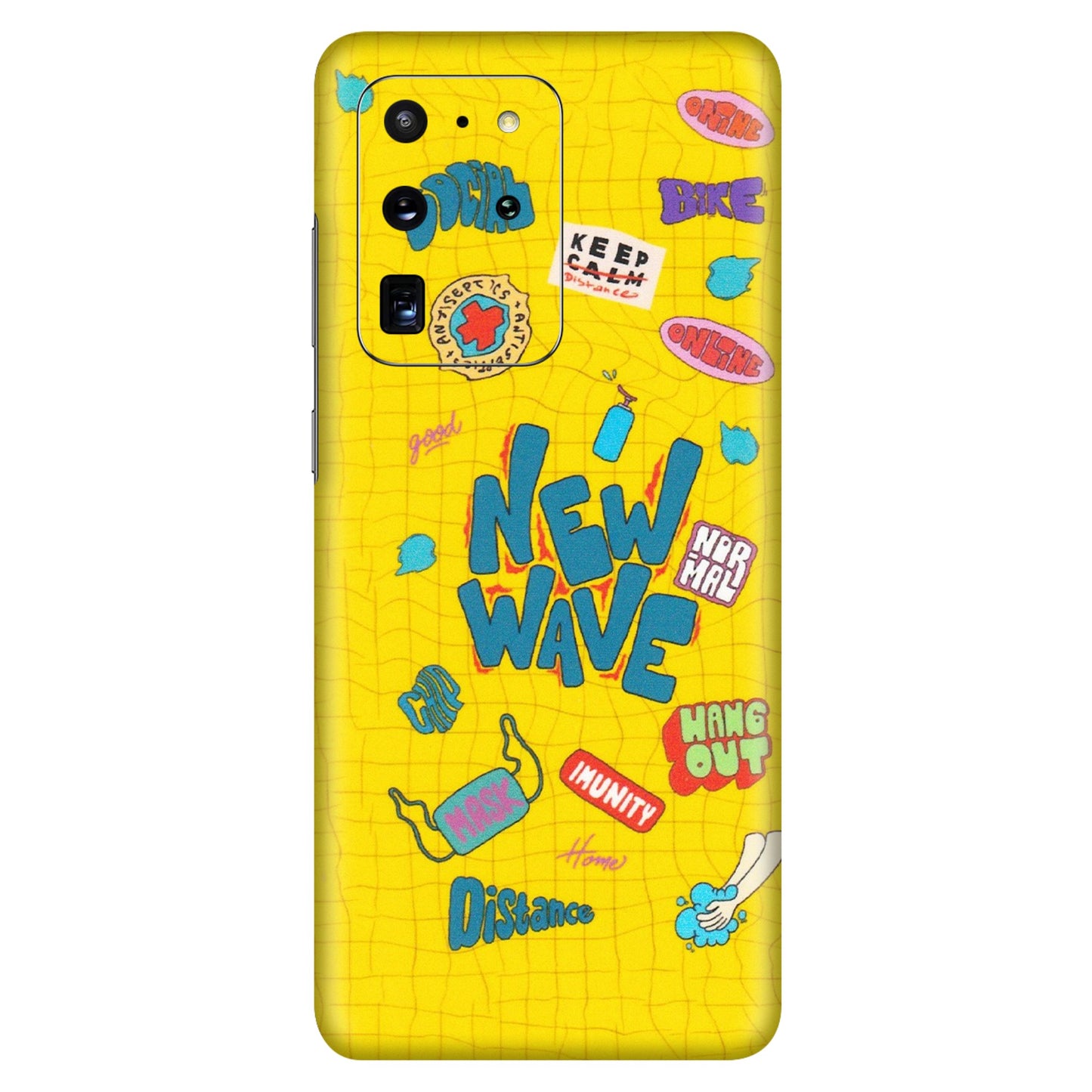 Samsung A/S Series Phone Skins (All Models) - New Wave Life - Matte Finish (M-17) Samsung Galaxy S20 Ultra