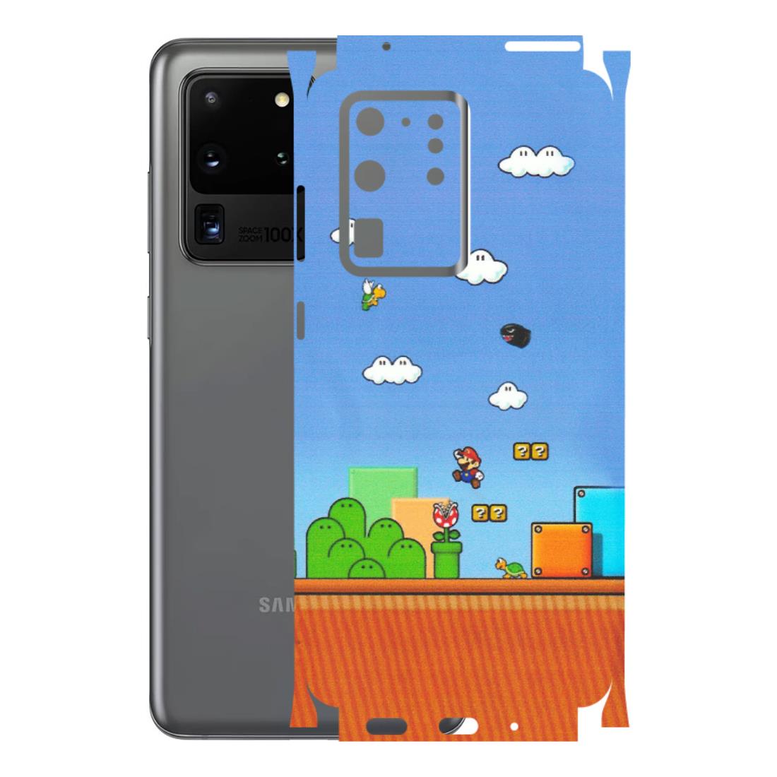 Samsung A/S Series Phone Skins (All Models) - Mario Game Scene - Matte Finish (M-24) Samsung Galaxy S20 Ultra