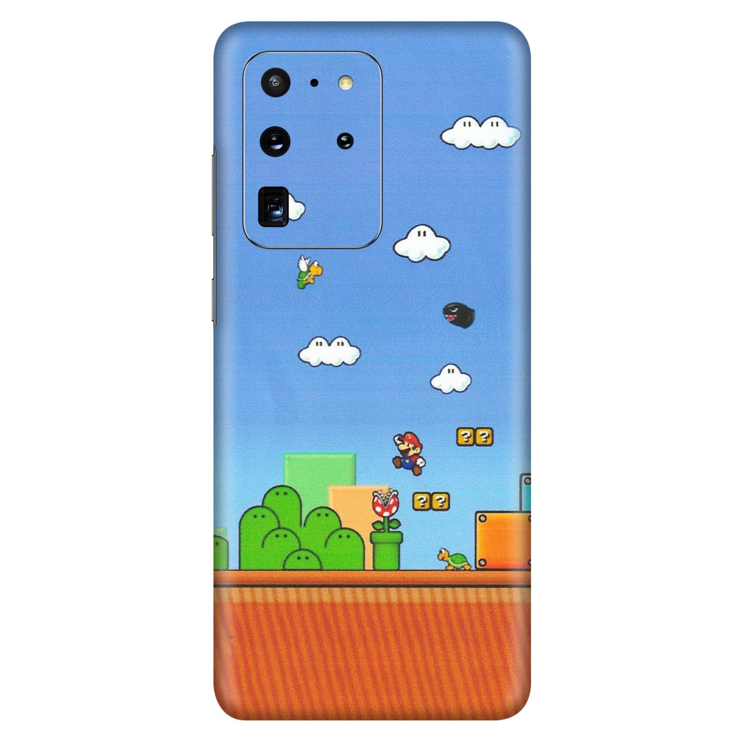Samsung A/S Series Phone Skins (All Models) - Mario Game Scene - Matte Finish (M-24) Samsung Galaxy S20 Ultra