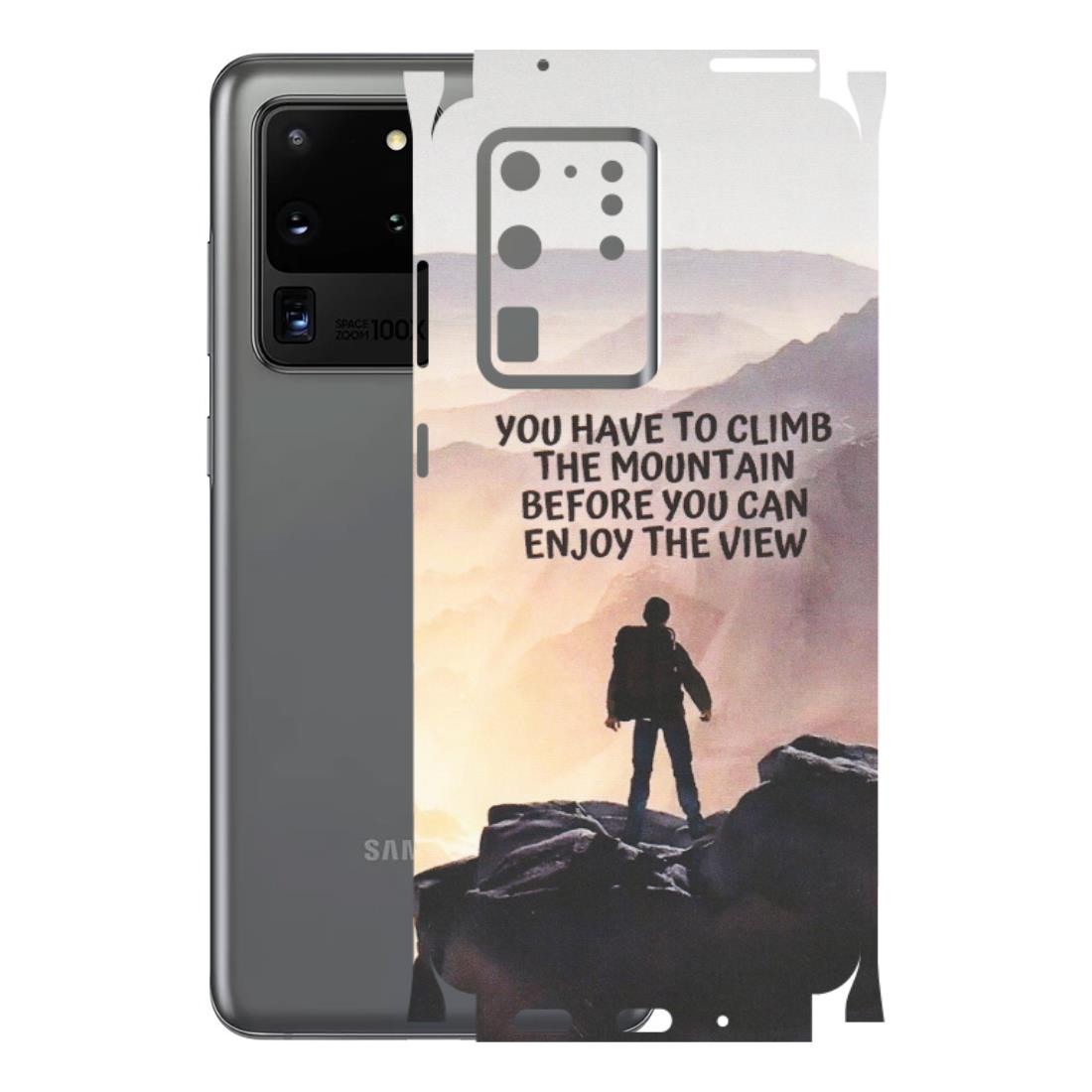 Samsung A/S Series Phone Skins (All Models) - Motivational Hiking Mountain - Matte Finish (M-28) Samsung Galaxy S20 Ultra