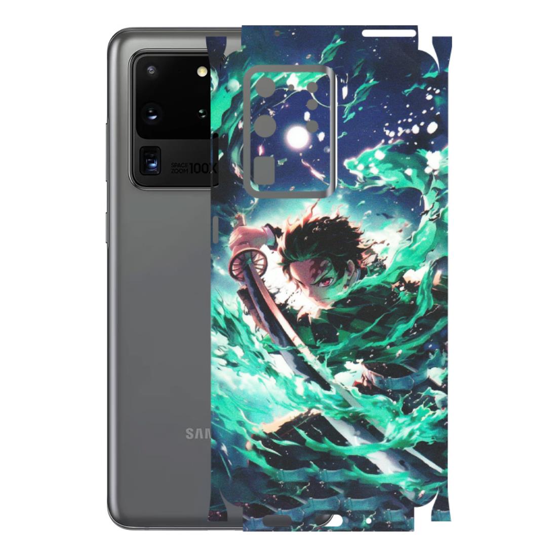 Samsung A/S Series Phone Skins (All Models) - Sword Fighter Anime - Matte Finish (M-29) Samsung Galaxy S20 Ultra