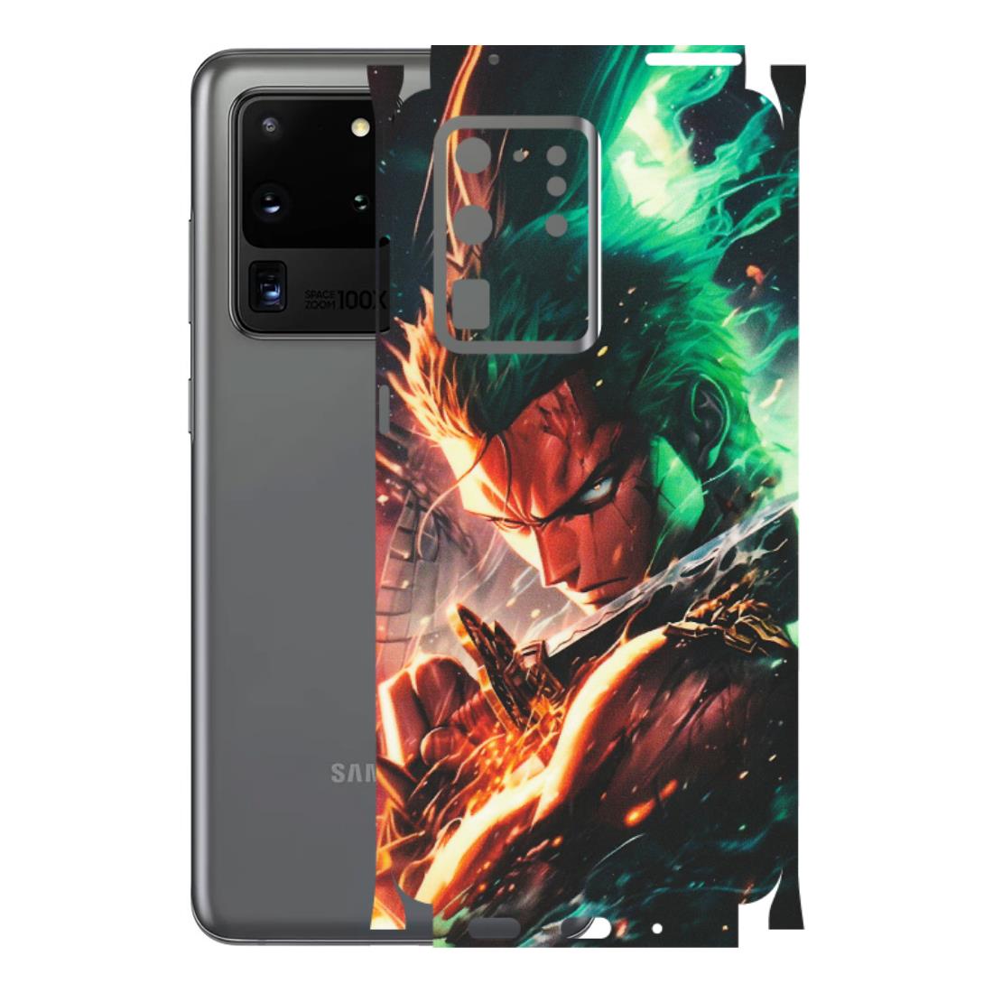 Samsung A/S Series Phone Skins (All Models) - Anime Gojo Sword - Matte Finish (M-32) Samsung Galaxy S20 Ultra
