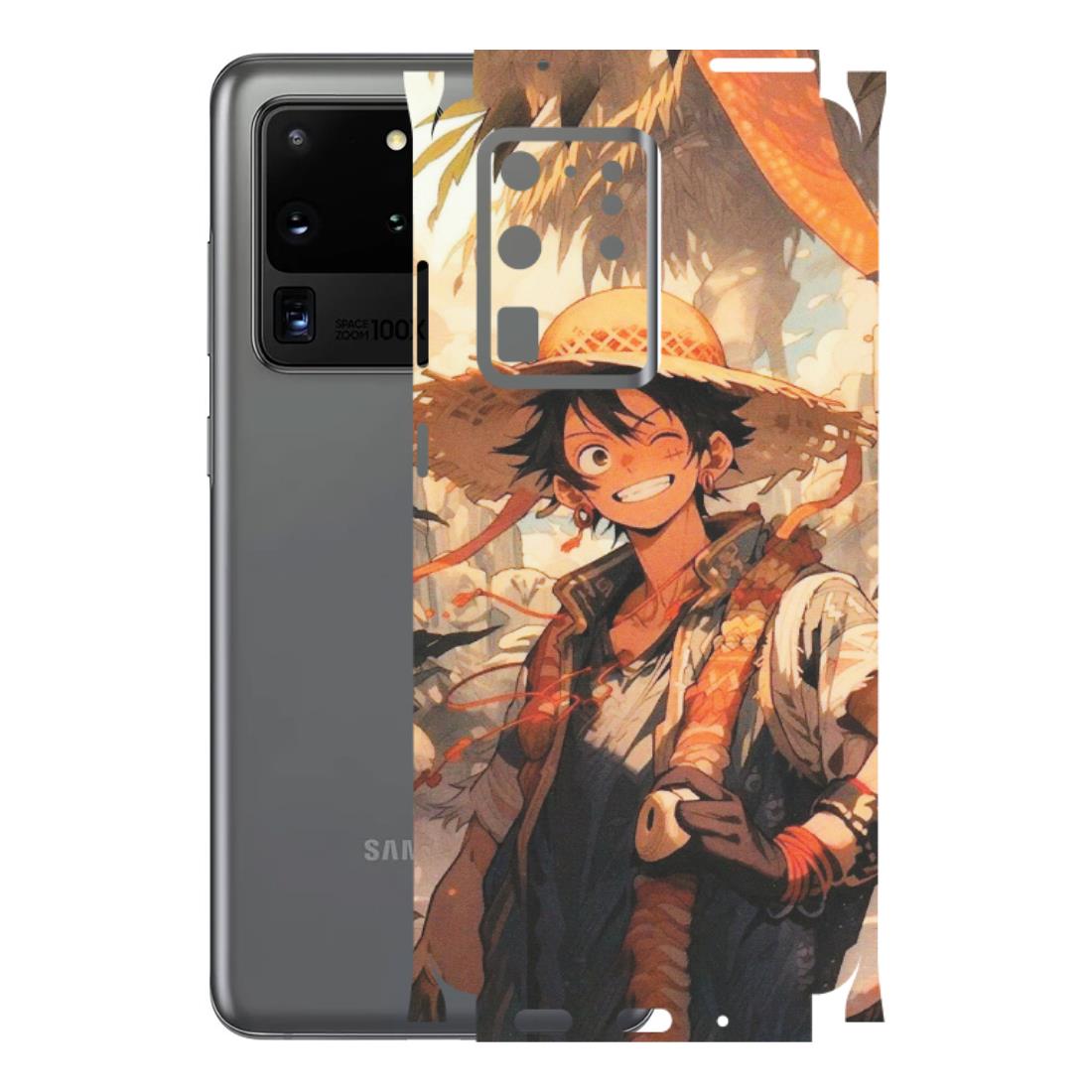 Samsung A/S Series Phone Skins (All Models) - Anime Character Smile - Matte Finish (M-33) Samsung Galaxy S20 Ultra