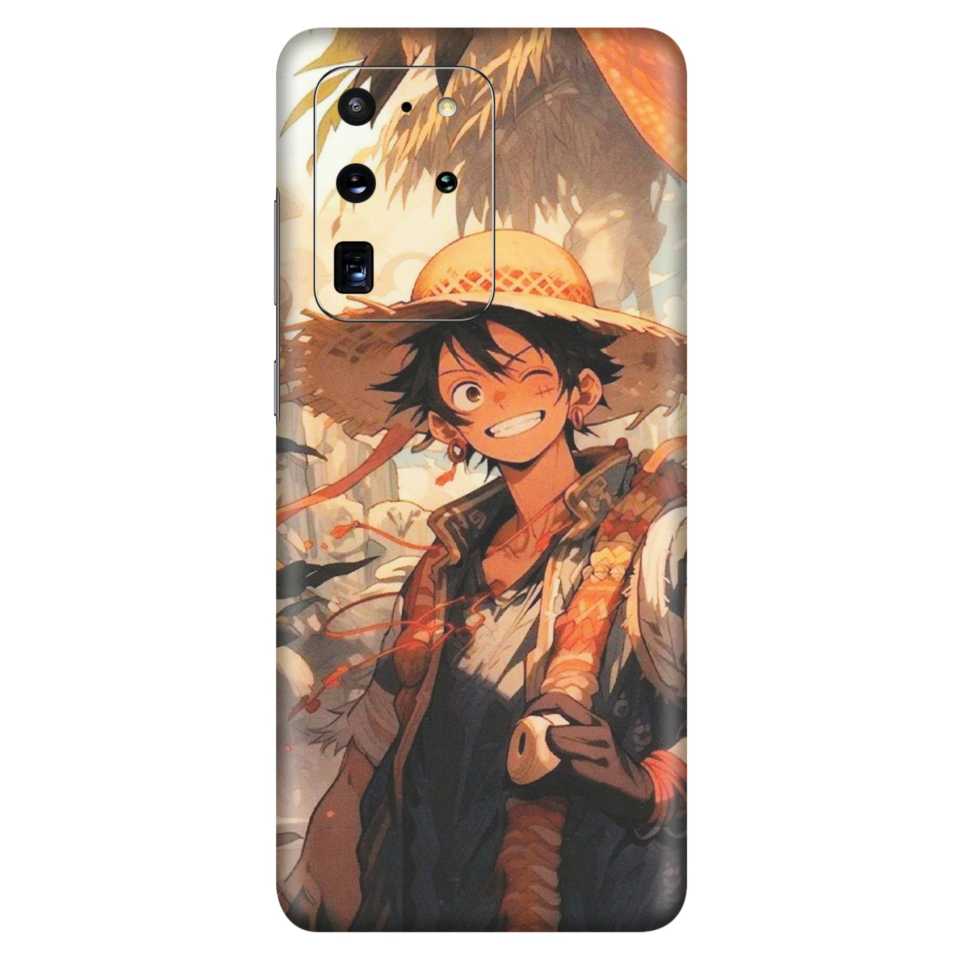 Samsung A/S Series Phone Skins (All Models) - Anime Character Smile - Matte Finish (M-33) Samsung Galaxy S20 Ultra