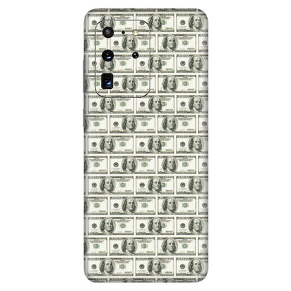 Samsung A/S Series Phone Skins (All Models) - I Love Dollars - Matte Finish (M-40) Samsung Galaxy S20 Ultra