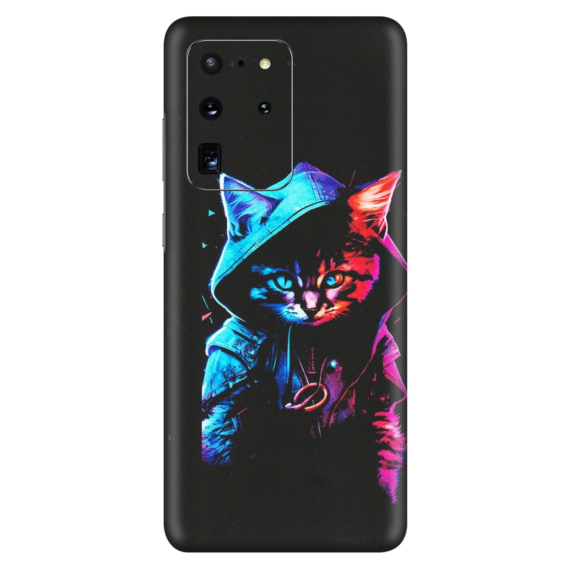 Samsung A/S Series Phone Skins (All Models) - Cyberpunk Cat - Matte Finish (M-45) Samsung Galaxy S20 Ultra