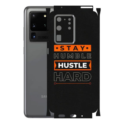 Samsung A/S Series Phone Skins (All Models) - Stay Humble Stay Hard - Matte Finish (M-48) Samsung Galaxy S20 Ultra