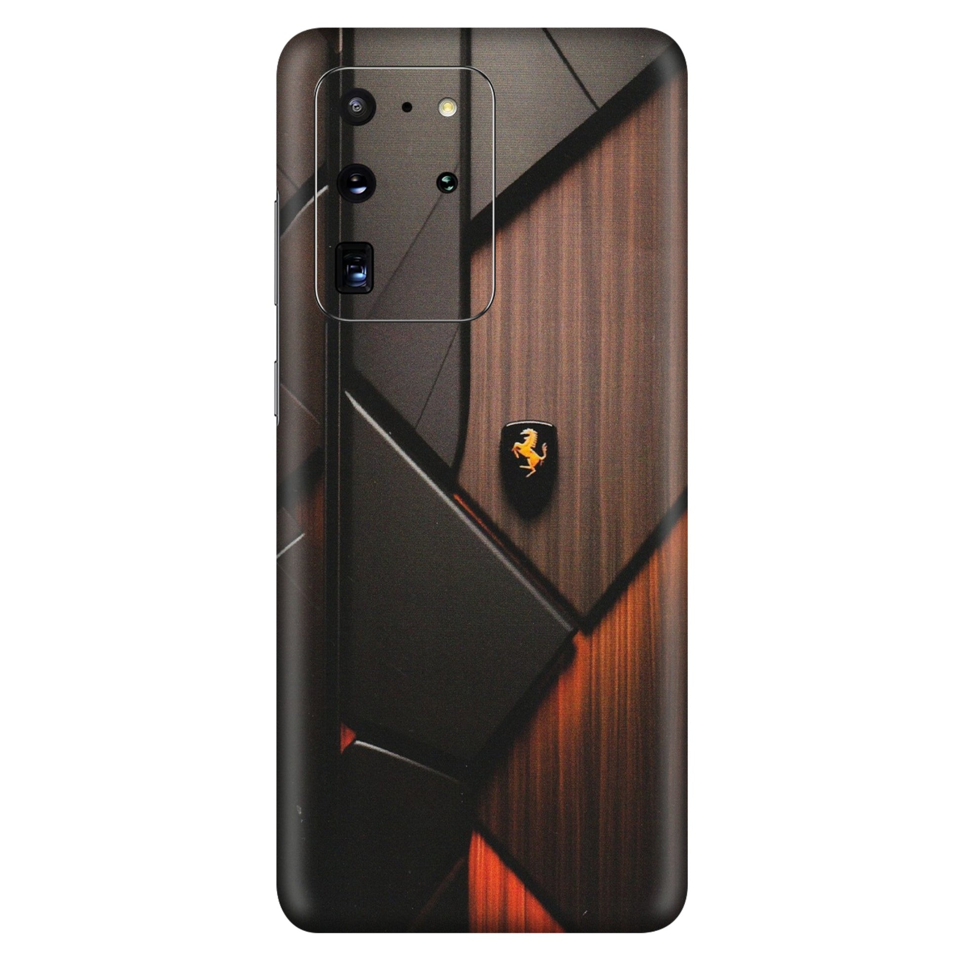 Samsung A/S Series Phone Skins (All Models) - Lambo Beauty Wood Pattern Sober - Matte Finish (M-51) Samsung Galaxy S20 Ultra