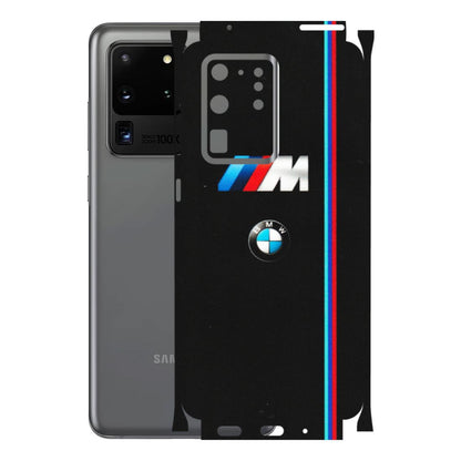 Samsung A/S Series Phone Skins (All Models) - Styling With Black BMW - Matte Finish (M-74) Samsung Galaxy S20 Ultra