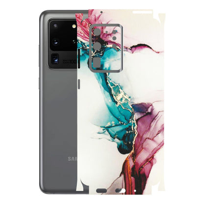 Samsung A/S Series Phone Skins (All Models) - Elegant Marble - Matte Finish (M-81) Samsung Galaxy S20 Ultra