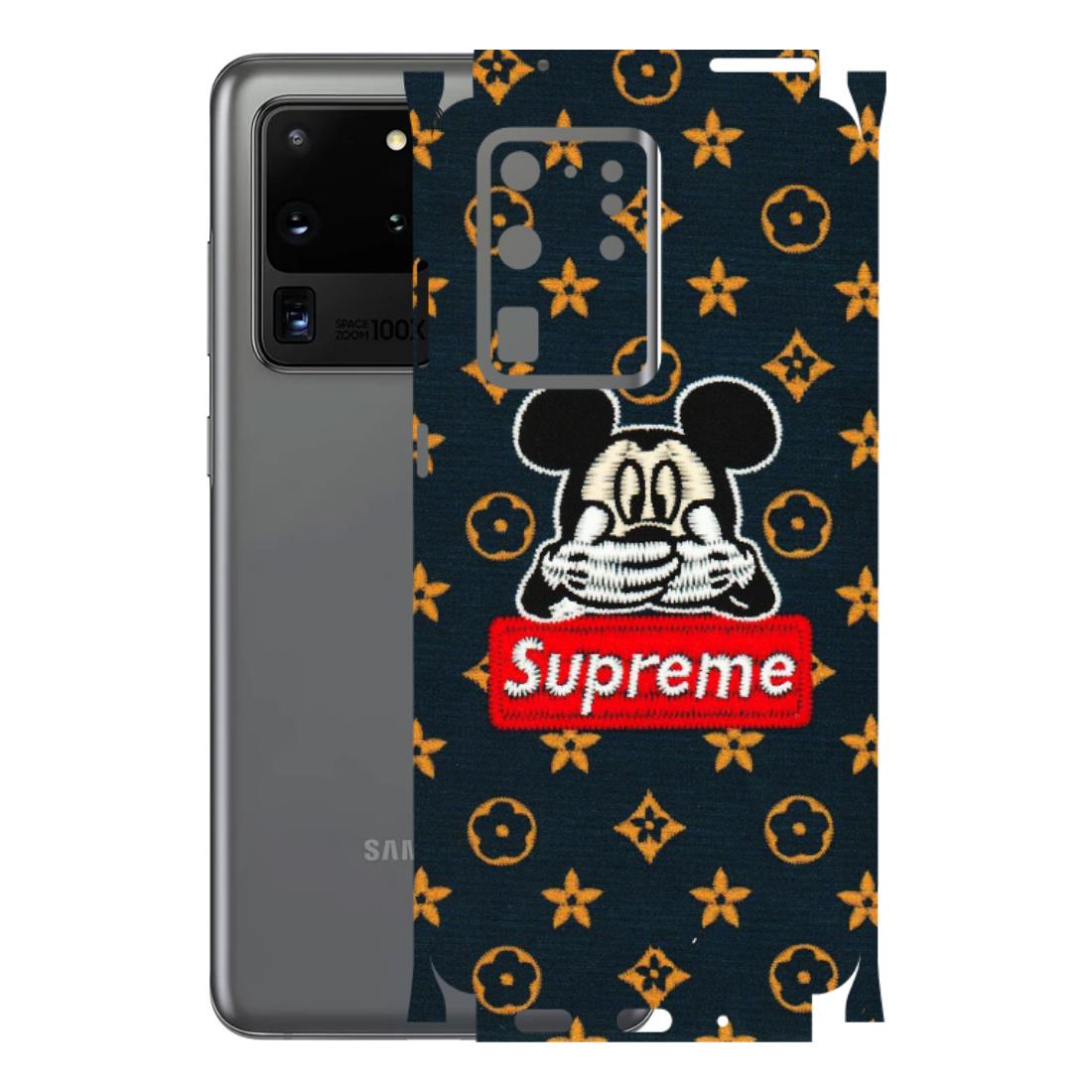 Samsung A/S Series Phone Skins (All Models) - Mickey Supreme - Matte Finish (M-83) Samsung Galaxy S20 Ultra