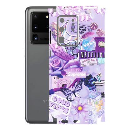 Samsung A/S Series Phone Skins (All Models) - Supreme Purple Magic - Matte Finish (M-88) Samsung Galaxy S20 Ultra