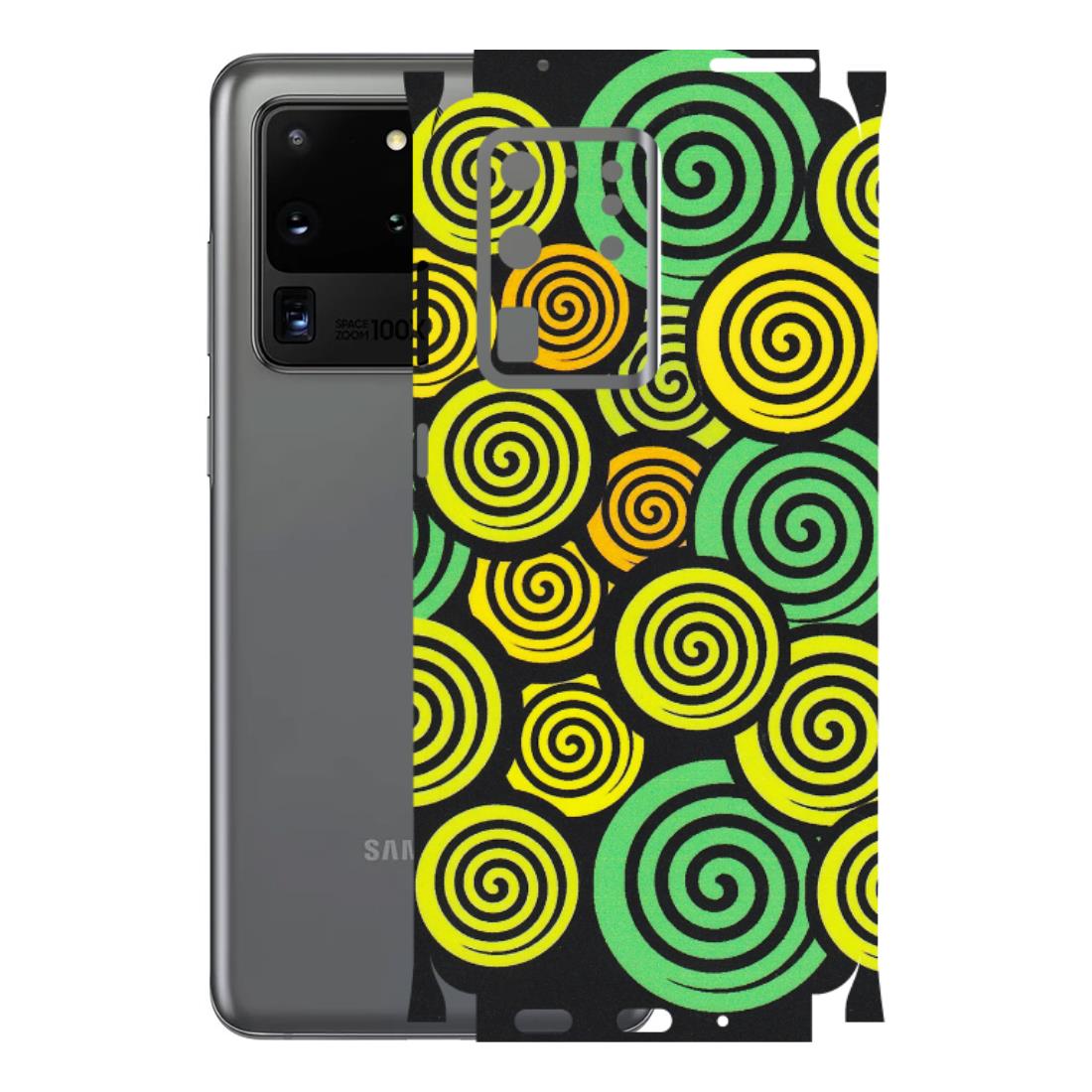 Samsung A/S Series Phone Skins (All Models) - Crazy Spiral - Matte Finish (M-91) Samsung Galaxy S20 Ultra