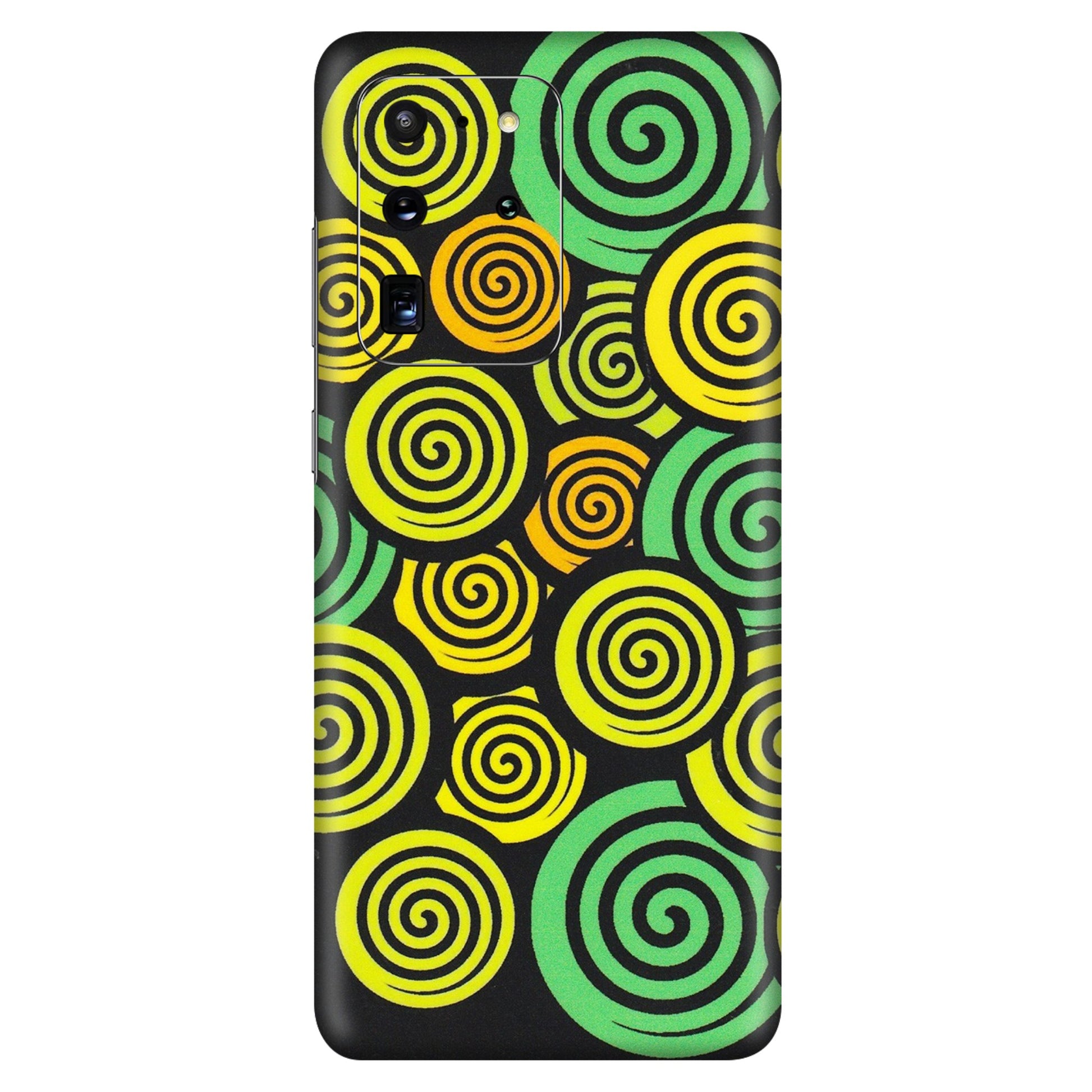 Samsung A/S Series Phone Skins (All Models) - Crazy Spiral - Matte Finish (M-91) Samsung Galaxy S20 Ultra