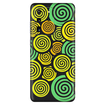 Samsung A/S Series Phone Skins (All Models) - Crazy Spiral - Matte Finish (M-91) Samsung Galaxy S20 Ultra