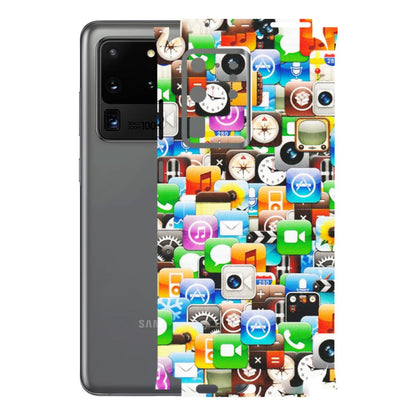 Samsung A/S Series Phone Skins (All Models) - All Apple Icons - Matte Finish (M-93) Samsung Galaxy S20 Ultra