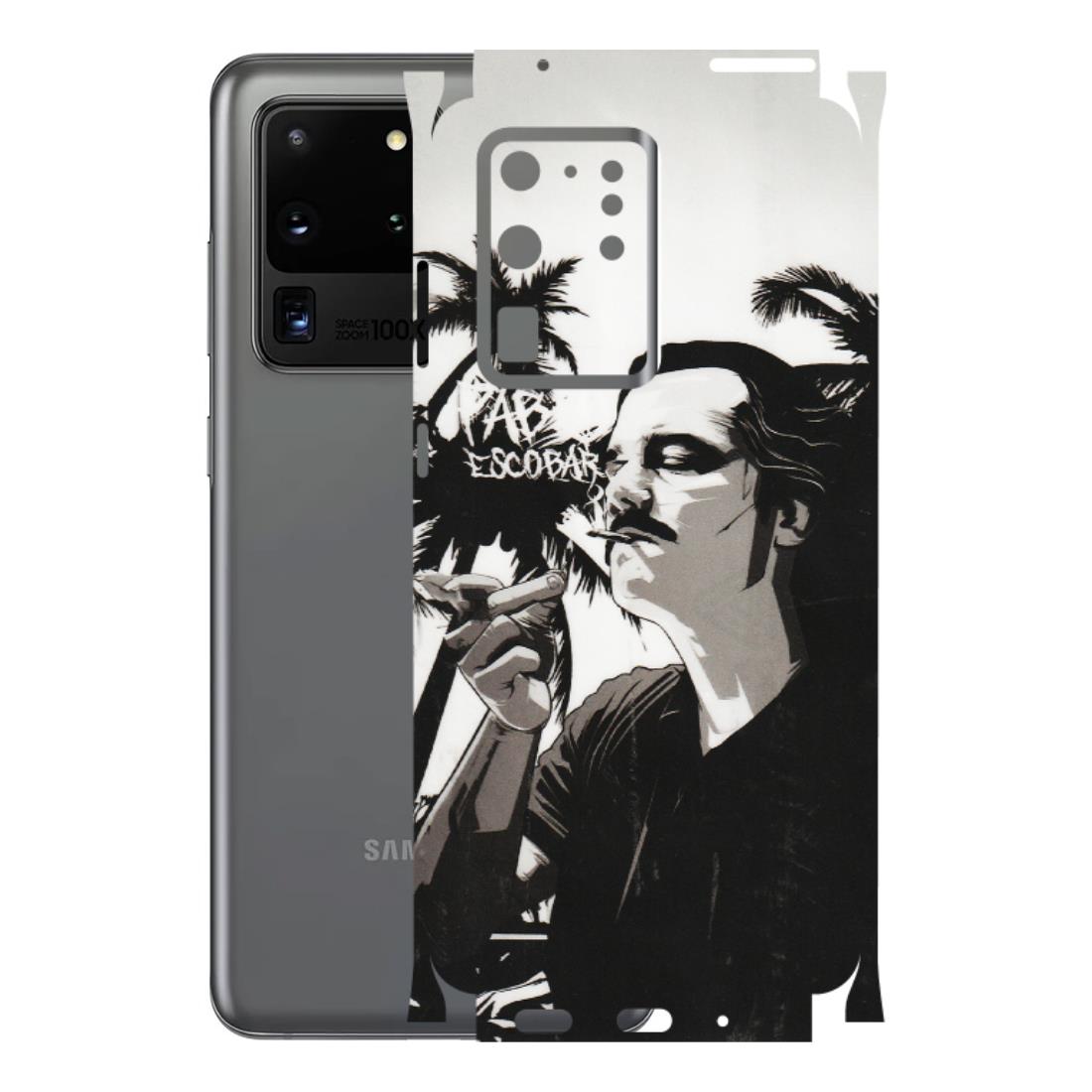 Samsung A/S Series Phone Skins (All Models) - Pab Escobar - Transparent Finish (T-05) Samsung Galaxy S20 Ultra