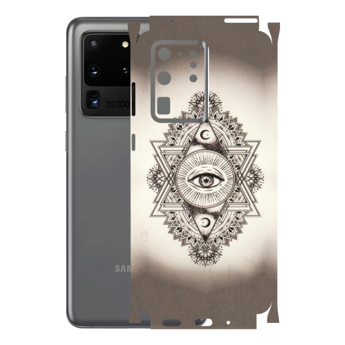 Samsung A/S Series Phone Skins (All Models) - Illuminati Great Eye - Transparent Finish (T-14) Samsung Galaxy S20 Ultra