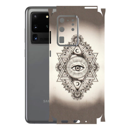 Samsung A/S Series Phone Skins (All Models) - Illuminati Great Eye - Transparent Finish (T-14) Samsung Galaxy S20 Ultra