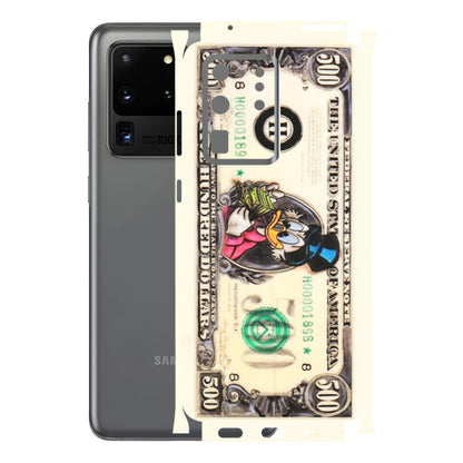 Samsung A/S Series Phone Skins (All Models) - Five Hundred Dollar Duck - Transparent Finish (T-15) Samsung Galaxy S20 Ultra