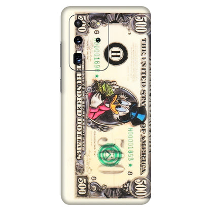 Samsung A/S Series Phone Skins (All Models) - Five Hundred Dollar Duck - Transparent Finish (T-15) Samsung Galaxy S20 Ultra