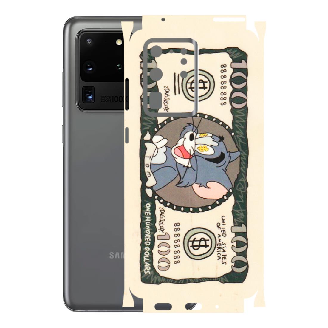 Samsung A/S Series Phone Skins (All Models) - One Hundred Dollar Tom - Transparent Finish (T-16) Samsung Galaxy S20 Ultra